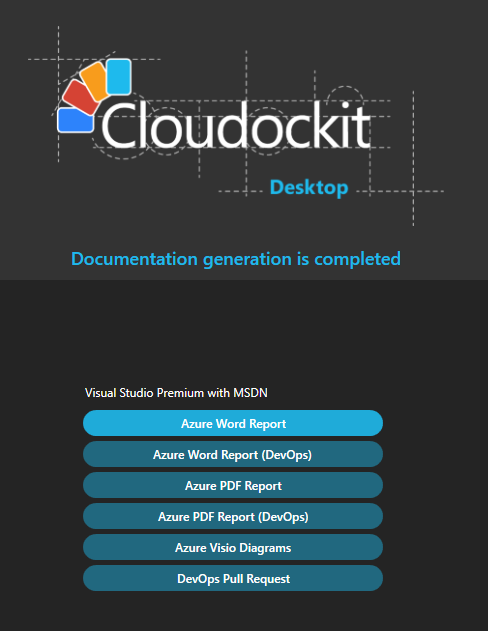 Screenshot Cloudockit Desktop