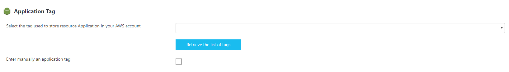 Choose an application tag for better Cloud Diagram