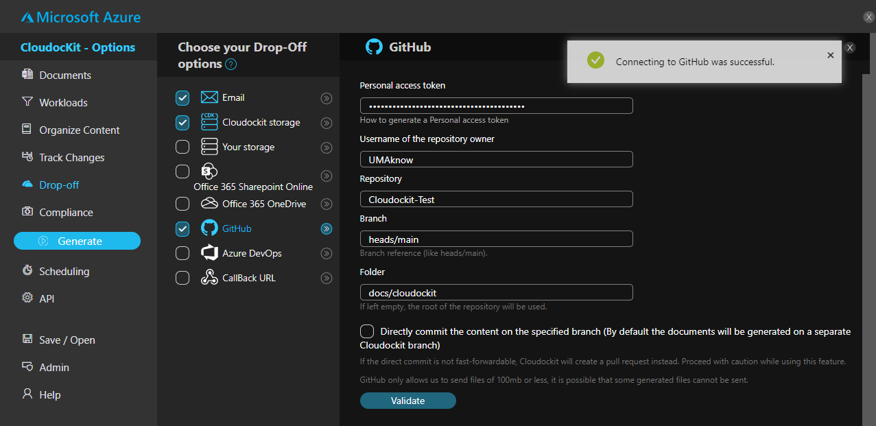 Drop Off in GitHub Repository - Cloudockit